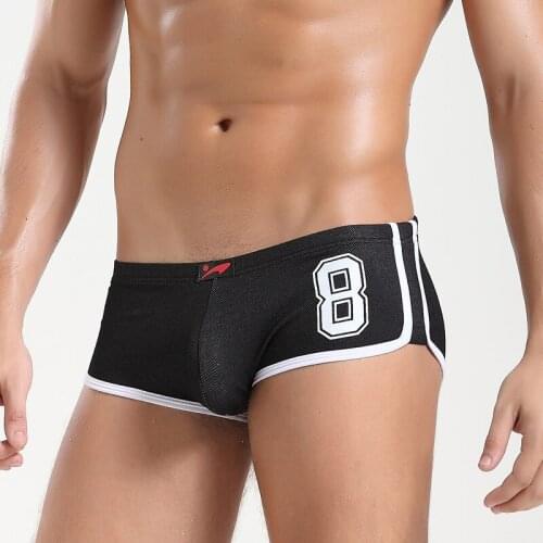 Sexy Mens Shorts Underwear Soft Boxers Cotton Boxer Men Solid Boxer Shorts Plus Size Boxers Mens U Pouch Underwear