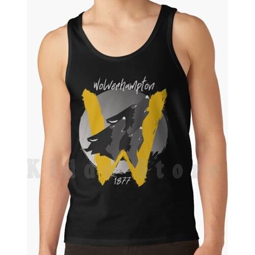 The Black Wolves Of Tank Tops Vest Sleeveless The Wolves Wanders Wanderers City Wolves Vfl Wolfsburg Fu ? Ball Gmbh