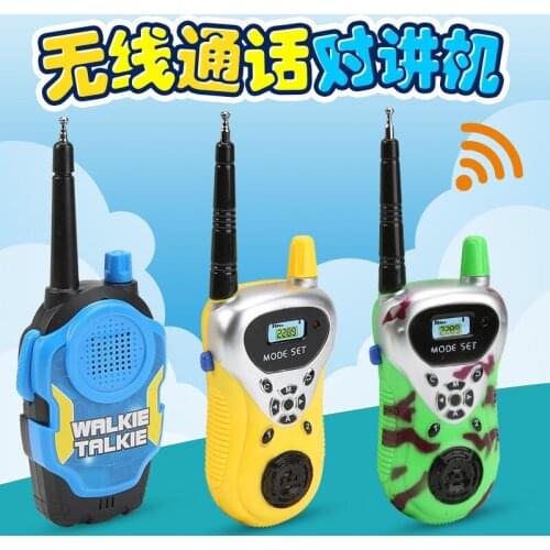 Childrens mini walkie talkie toy 2 packs Wireless call parent-child interaction room outdoor toys intercom two way radio toy