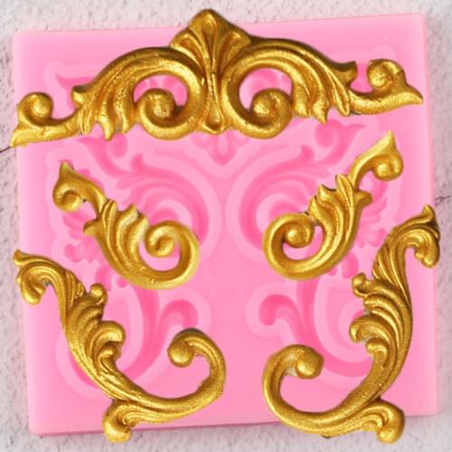 European Relief Silicone Mold 3D Craft Fondant Molds Cake Decorating Tools Candy Chocolate Gumpaste Moulds Kitchen Baking Mould