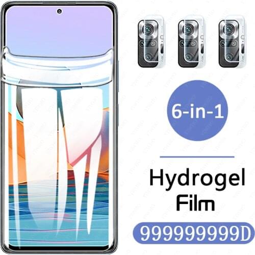 Redme note10pro hydrogel film for xiaomi redmi note 10 pro pro10 note10 pro camera front back screen protector redmy glass film