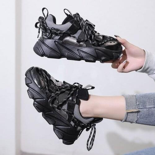 Women Shoes Casual Dad Chunky Sneakers Luxury Shoes Women Designer Basket Femme Scarpe Donna Tenis Vulcanized Shoes 2020 Fashion