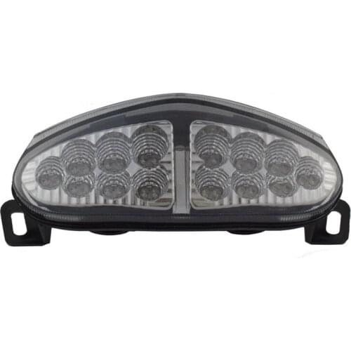 Waase Motorbike For Kawasaki Ninja 650R ER6N ER6F ER-6N 2009 2010 2011 Chrome Rear Tail Brake Turn Signals Integrated LED Light