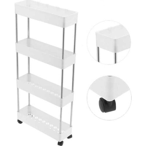 Storage Organizer Shelves Storage Rack 4 Tier for Bathroom for Bedroom for Kitchen for Office