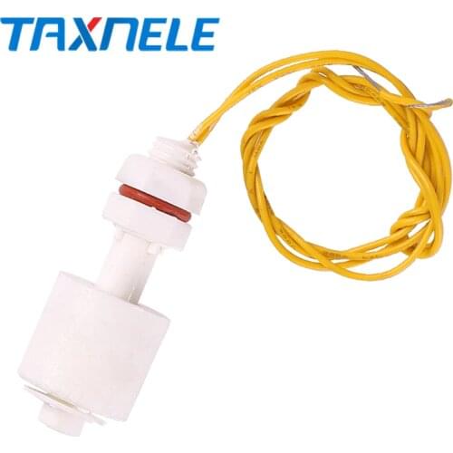 PP Liquid Water Level Sensor Horizontal Float Switch Down low pressure float switch Tank Pool Water Level Sensor 40cm wire