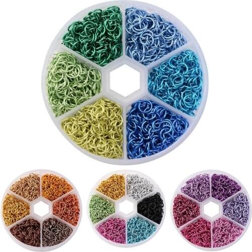 Mixed Styles DIY Jewelry Findings Material Beads Cup Earring Hook Jump Ring Hook Pin Box Sets For Jewelry Making Findings