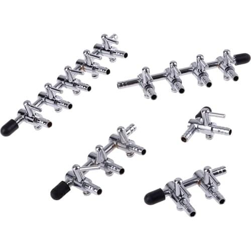 Hot New Stainless Steel Distributor Aquarium Lever Fish Tank Durable Oxygen Pump Accessories Splitter Air Flow Control