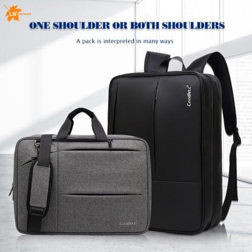 Custom Bag Mens Backpack Laptop Bag Multifunctional Portable Briefcase Mens Office Notebook Backpack Handbags Shoulder Bag