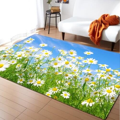 Modern Living Room Carpet Bedroom Bedside Childrens Decoration 3D Large Rug Home Hallway Balcony Kids Room Anti-Slip Floor Mat