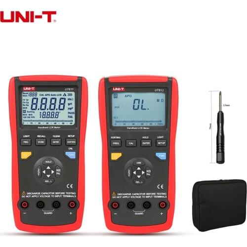 UNI-T Digital Multimeter UT612 UT611 LCR Meter Inductance 200H 2000H Capacitance Resistance Frequency Test Auto LCR Smart Check