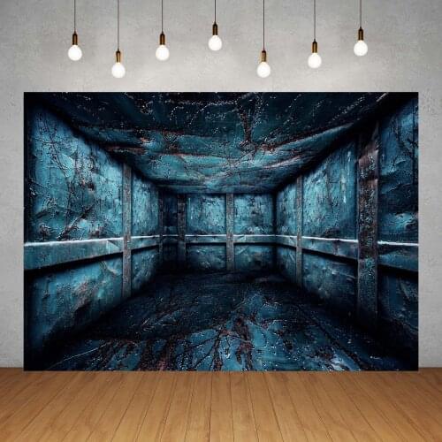 3D Grunge Room Scratches Vinyl Photography Backgrounds for Photo Studio Children Portrait Halloween Party Backdrops Photophone