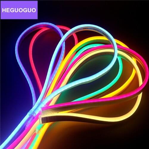 Led Strip 12V Waterproof IP65 2835 Ribbon Led Neon Light Strip 12V White/Warm White Red Green Blue Pink Yellow Flexible Led Tape