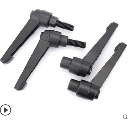1PC M4 M5 M6 M8 M10 M12 Clamping Lever Machinery Adjustable Handle Locking External Male Thread Knob
