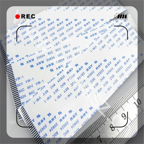 10pcs/lot AWM 20624 80C 60V VW-1 1.0mm 30pin 100mm length type A automotive Flat FFC Ribbon Cables Free Shipping