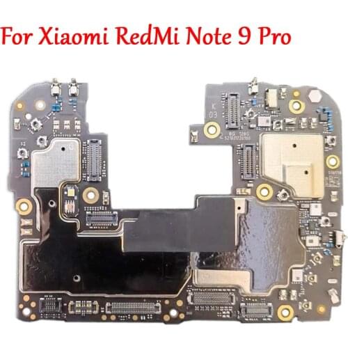 100% Tested Full Work Original Unlock Motherboard For Xiaomi RedMi Note 9 Pro Mi 10i Logic Circuit Board Plate Mainboard