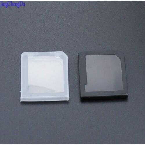 1x Transparent white & black Game Case For 3DS SD TF MS Game Cartridge Storage Box for New 3DS XL