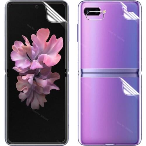3in1 Front Back Hydrogel Soft Film for samsung galaxy z flip 3 screen protector for Galaxy ZFlip 3 Protective Film Lens Camera