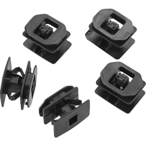 5 Pcs Car Side Skirts Eyebrow Board Clip Plastic Fastener Fit for Ford Fiesta Mondeo Ecosport Kuga Plastic Fastener