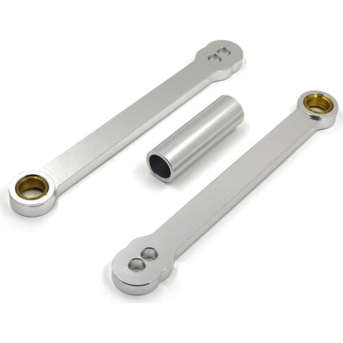 Aftermarket free shipping motorcycle parts Silver Motorcycle Lowering Links For Honda CBR 600 1000 RR Drop Kit 07 06 05 04