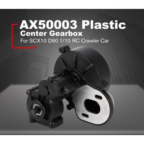 AUSTARHOBBY AX50003 Plastic Complete Center Gearbox Transmission Box with Gear for Axial SCX10 D90 1/10 RC Crawler Car