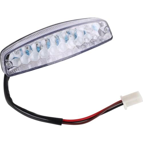 Auto Led Lights Rear Motorcycle Lighting Moto Tail Brake Light Indicator Lamp Atv Universal Racer Red For automotive goods Tools