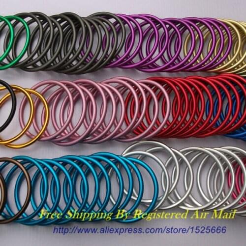 Free Shipping 10pcs/5pairs 3" Large Size No Weld Construction Aluminum Sling Rings DIY Your best baby sling