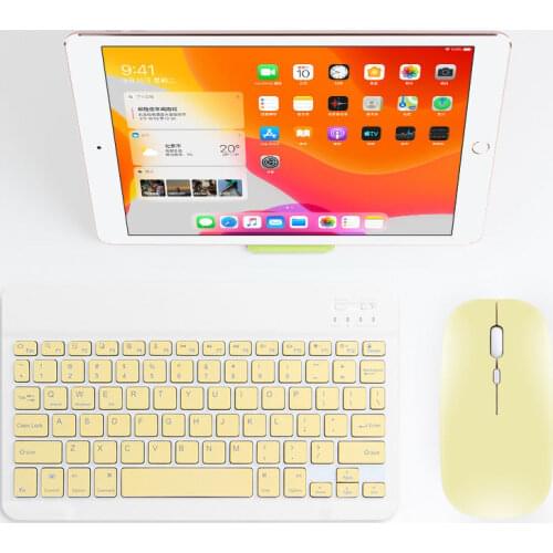 Wireless Bluetooth Keyboard Mouse For Lenovo Pad Pro Tab 2 3 4 8 10 Pro M10 FHD Plus P10 P8 E7 E8 E10 Yoga Book 10.1' Tablet