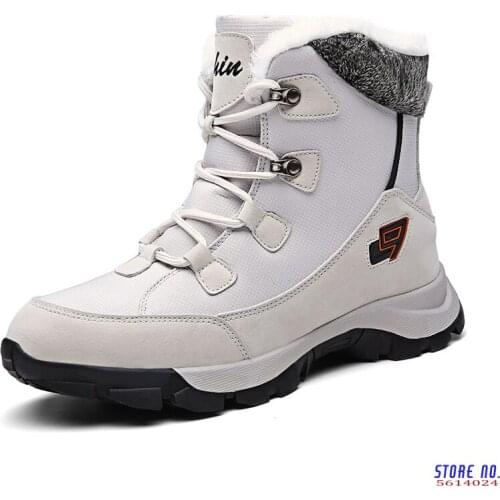 Boots 2020 Winter Ankle Boot For Women Quality Microfiber Warm Plush Wedge Lover Shoes Size 45 Black Shoes Booties