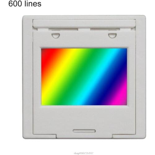 Diffraction Grating 50/100/300/600 line 2mm Transmission Grating Spectrophotometer Optical teaching experiment S29 20 Dropship