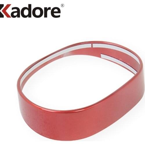 For Mazda CX-5 CX5 KF 2017-2020 2021 Red Front Center Logo Frame Cover Trim Circle Trim Emblem Decors Car Styling Accessories