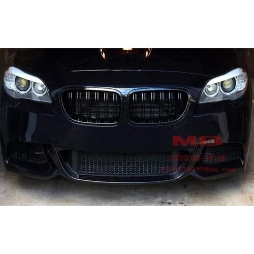 E84 X1 ABS bumper grille Replacement Tri-color gloss matt black Double fin Slat 2011-2015