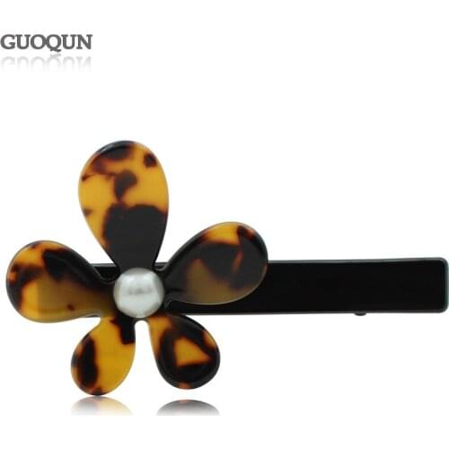 Turtle Hairpin - Flower Hair Barrette Clip - Black Hair Accessory for Women Hair Jewelry Ornament for Hair Tiara Wear Wedding