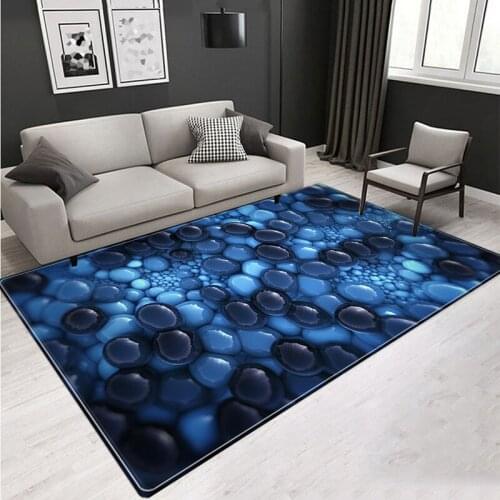 3D European And American Stone Patterned Carpet, Kitchen And Bathroom Non-slip Mat, Living Room And Bedroom Thick Mat