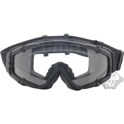 FMA Cooler Fan Version Black Outdoor Paintball Airsoft Glasses SI-Ballistic Goggle
