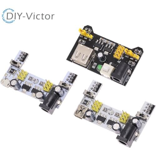 MB102 Breadboard Power Supply Module /MB102 white Breadboard Dedicated Power Module 2-way 3.3V 5V MB-102 Solderless Bread Board