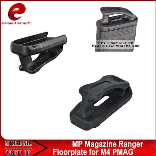 Element Airsoft Ranger Floorplate 45x5.56 Picatinny Rail Pistol Accessories Reloading Magazine Loader EX292