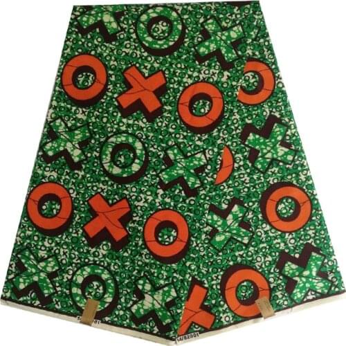 2019 The lastest design african wax prints in fabric nigerian block 100% cotton 6yards/lot soft breathable V-L 653