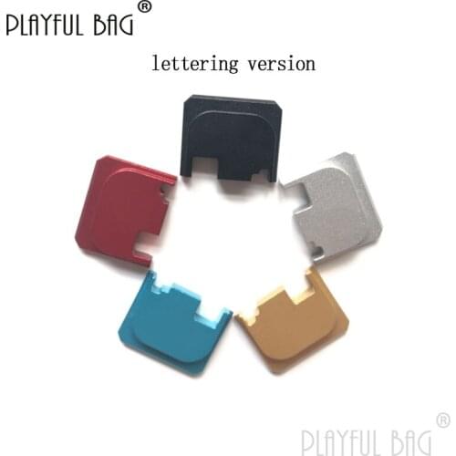 PB Playful bag P1 back cover CS Refitting accessories 6061 Sand blasting anode hardening Tactical DIY toys parts QC57S