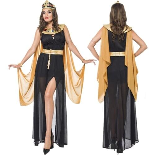 Sexy Egyptian Pharaoh Queen Costume Adult Cleopatra Fancy Medieval Dress Ladies Halloween Party Cosplay Costumes For Women