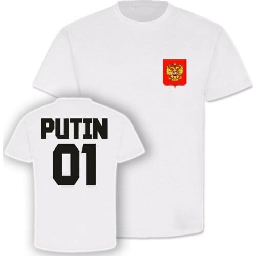 Putin Jersey Russia Russia Fan Vladimir Soccer Football Men T-Shirt Casual Cotton O-Neck harajuku t shirt