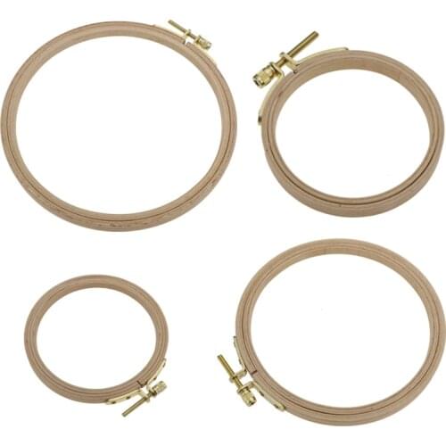 7.5 -44cm Embroidery Hoop Tool DIY Wooden Cross Stitch Frame Needlework Hoop Ring Hand Embroidery Tool Sewing Manual Tool
