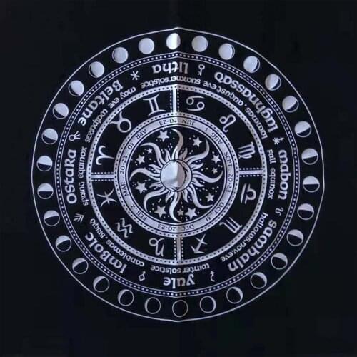 Tarot Tablecloth Divination Card Pad Pendulum Magic Altar Table Cloth Tarot Cards Tablecloth Board Games Witchcraft Supplies