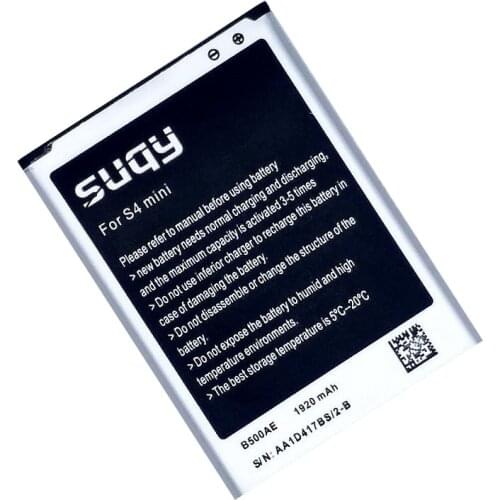 B500AE B500BE Replacment Battery for Samsung Galaxy S4 Mini S 4 Mini SIV Mini i9195 4 Pin No NFC Internal Batteries Accumulator