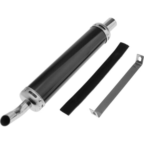 Universal Motorcycle Exhaust Muffler Pipe - Scooter Dirt Pit Bike Tube for 50/70/90/110/125/140/150CC, Auto Accessories