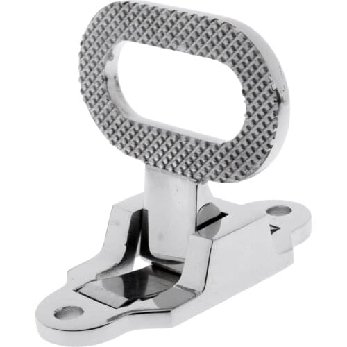 Premium Mirror Polished 316 Stainless Steel Folding Mast Step for Marine Boat Yacht Sailboat Cars 10.9 x 4.7 cm