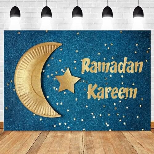 Yeele Eid Mubarak Ramadan Kareem Party Star Moon Background Photography Baby Portrait Vinyl Backdrop Photocall For Photo Studio
