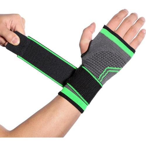 1 Pcs Elastic Bandage Sport Wrist Wristbands For Men Straps Gym Protector Bracelet On Hand Wrist Support Brace