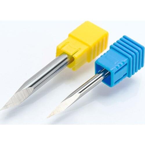 10pcs/set A-3A Level 3.175mm Shank End Mill CNC Engraving Tool Wood Jade Emboss Metal Carving Router Bits For Aluminium