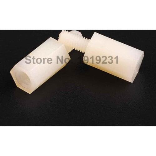 100PCS M6+10 Plastic pillars