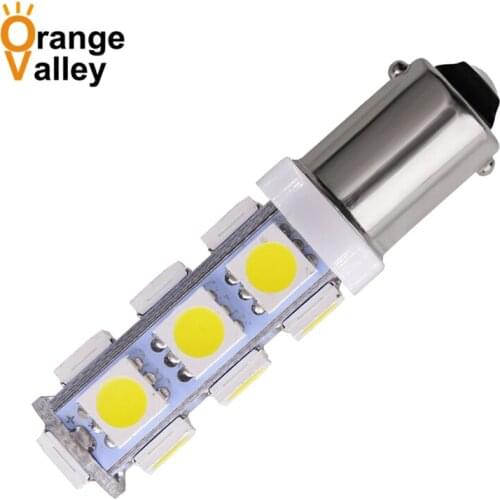 100pcs High Quality BA9S 434 T4W 9 13 LED 5050 SMD H6W Car Auto Interior Reading Lights Dome Lamp DC 12V